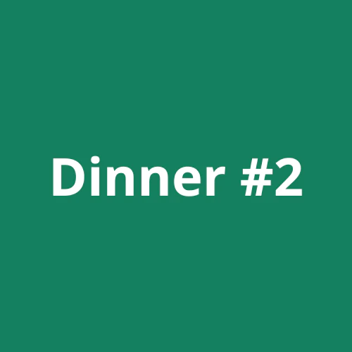 Dinner #2 – Sweet chili chicken with roasted peppers and onions - Image 2